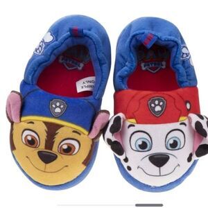 NWT Paw Patrol Boys Slippers sz5-12